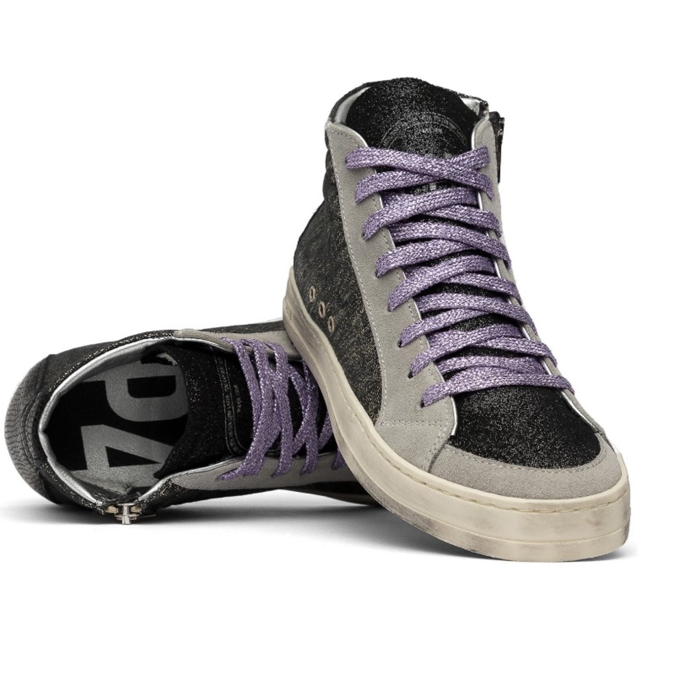 P448 high top metallic sneakers BRAND NEW IN BOX